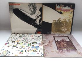 The first four Led Zeppelin LPs, 'Led Zep II' is a