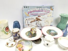 A collection of ceramics including Gl Ashworth and