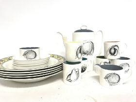 Susie Cooper Wedgwood tea sets including cups and