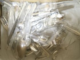 A collection of Christofle cutlery including knives, forks, spoons etc. postage category C