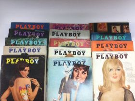 A box of Playboy magazines circa 1965-68 (not inclusive). Shipping category D.