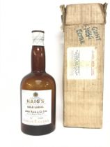 A large Haigs Blended Scotch Whisky Gold Label emp