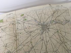 An interesting collection of I world war maps of France and Belgium including Arras and others