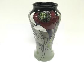 A Moorcroft vase titled C wood limited edition num