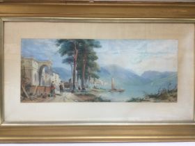 A framed and glazed print of a circa 19th Century