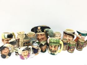 A collection of Royal Doulton and other character