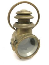 Veteran French Bleriot brass car lamp , postage ca