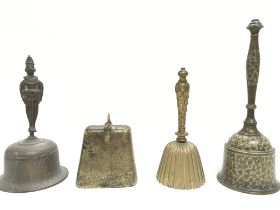 Brass handbells and a cowbell, postage category B