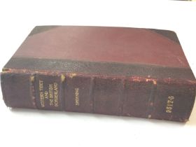 A leather bound copy of Western Tibet And The Brit