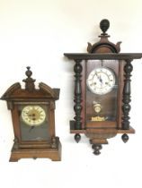 A Continental wall clock (needs restoring) and one
