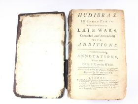 An 18th century book dated 1726, Hudibras written