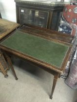 An Arts and crafts writing desk ,dimensions 46x68x75cm