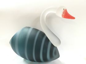 Fornesetti swan figure, 33cm tall. postage category D