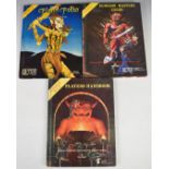 Three Advanced Dungeons & Dragons Rule Books comprising Dungeon Master Guide, Players Handbook and