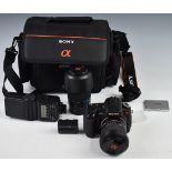 Sony a350 Digital SLR camera with 3.5-5.6 18-70mm and 4-6-5.6 75-300mm lenses