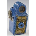 Blue Coronet Midget novelty miniature camera, to suit 16mm film