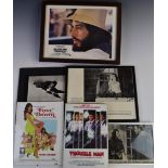 Six movie or film lobby cards comprising Al Pacino Serpico, Love With The Proper Stranger, Trouble