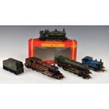 Four Tri-ang and Hornby 00 gauge model railway locomotives comprising Princess Elizabeth, GWR