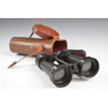 Barr and Stroud 7x CF41 military or similar binoculars with pull out guards, in original case