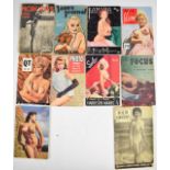 Harrison Marks and similar nude photography magazines including Kamera, Paris Vision, QT, Femme,