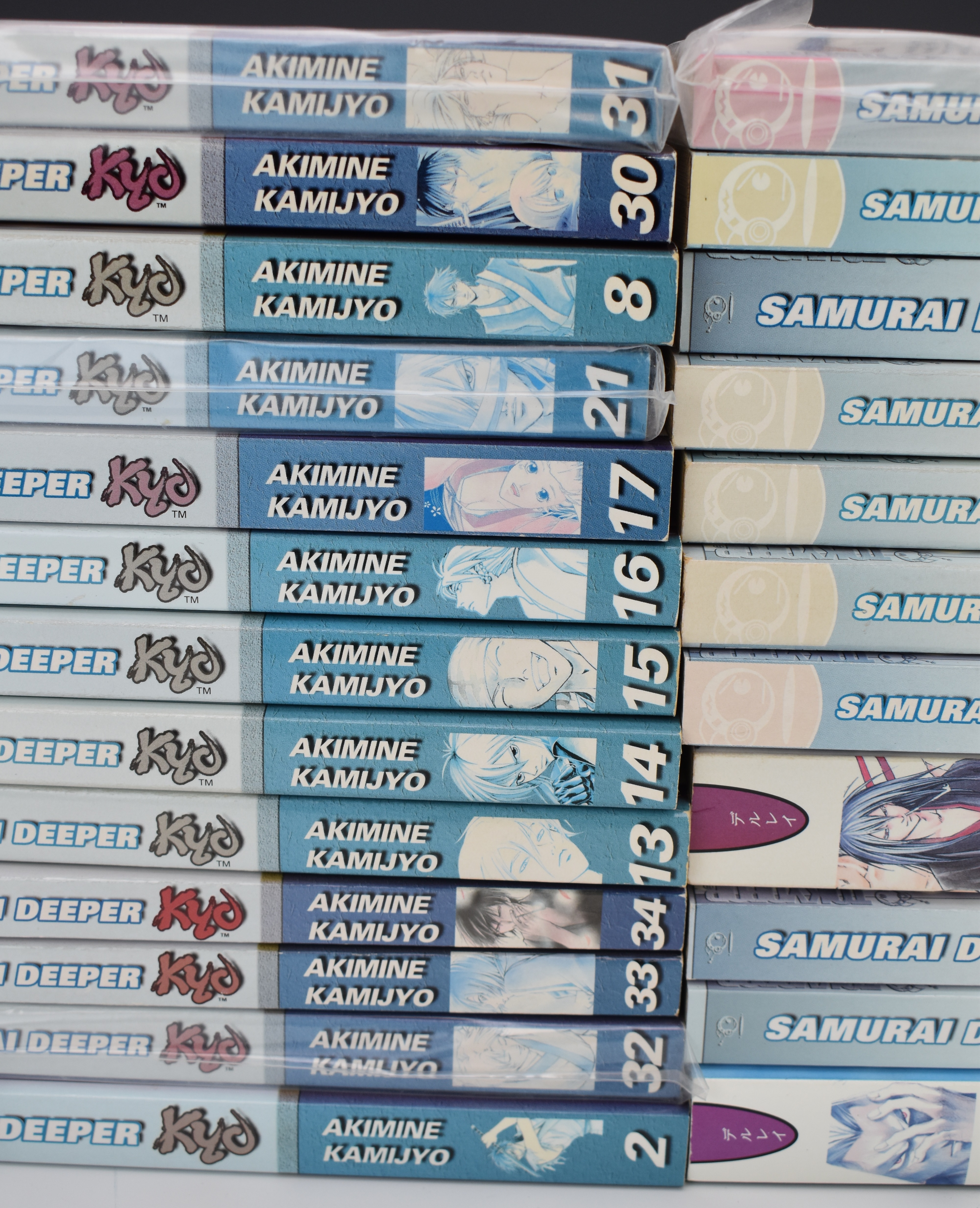 Samurai Deeper Kyo Manga comic book volumes 1-38 by Akimine Kamijyo published by Del Rey. - Image 2 of 6