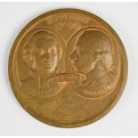 Canada 1759-1959 bronze commemorative medallion designed by P Vincze, obverse Moncalm and Wolfe