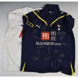 Two Tottenham Hotspur signed football shirts one with signature of Glen Hoddle the other signed by