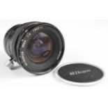 Nikon PC-Nikkor 28mm 1:4 shift lens to suit 35mm SLR camera, in Nikon case