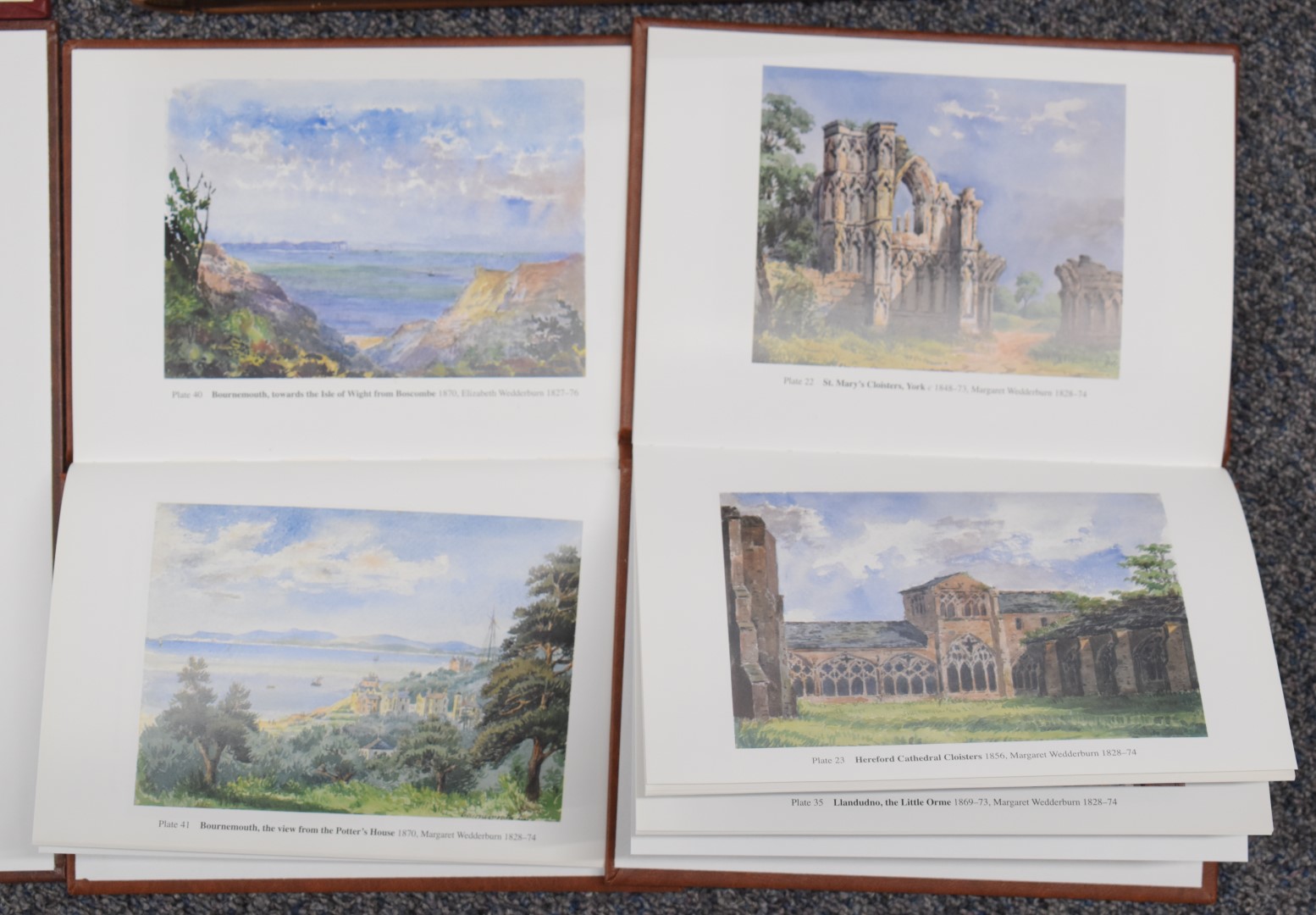 Two Wedderburn Art Collection volumes 1 and 2 (British and Continental) books with with two - Image 2 of 8