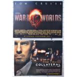 Autographed Collateral film or movie poster signed by Tom Cruise and Jamie Foxx together with a