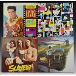 Approximately 120 albums including Elvis Presley, Now, Toyah, Saxon, Sha Na Na, 10cc, Rod Stewart,