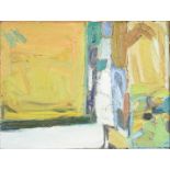 Attributed to Michael Finn (1921-2000) oil on board abstract study, indistinctly signed, titled