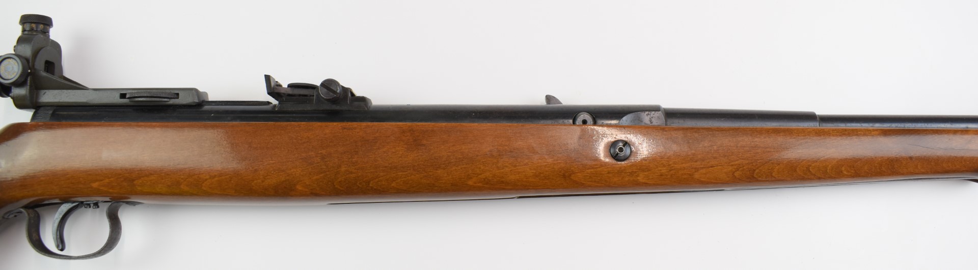 Original Model 50 .22 under-lever air rifle with chequered semi-pistol grip, adjustable trigger, - Image 4 of 10