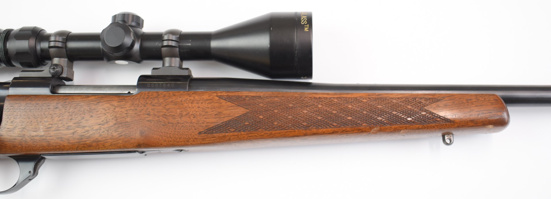 RWS Model 89 .22-250 bolt action rifle with textured semi-pistol grip and forend, raised cheek- - Image 8 of 20