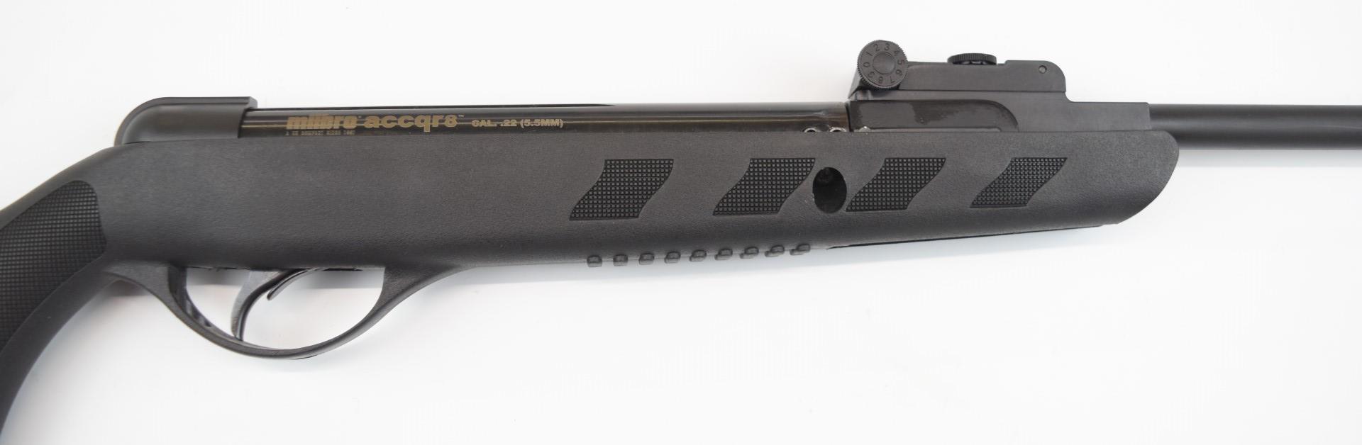 Milbro Accqr8 .22 break barrel air rifle with composite stock, chequered semi-pistol grip and forend - Image 5 of 20