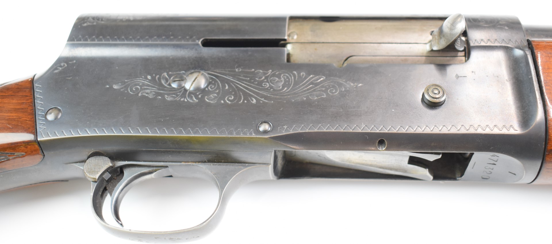 Browning 12 bore 3-shot semi-automatic shotgun with named and engraved locks, semi-pistol grip and - Image 12 of 22