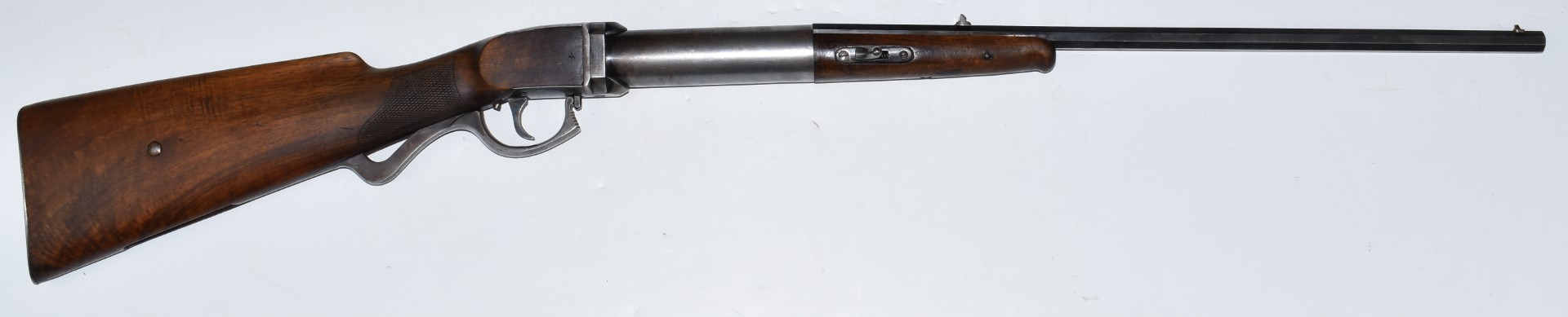 Oscar Will Bugelspanner .177 underlever air rifle with chequered grip, metal butt plate, - Image 2 of 8