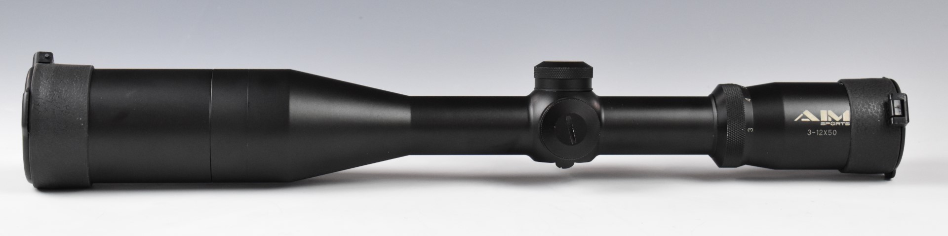 Aim Sports 3-12x50 tri-illuminated air rifle or similar scope, in original box - Image 2 of 8