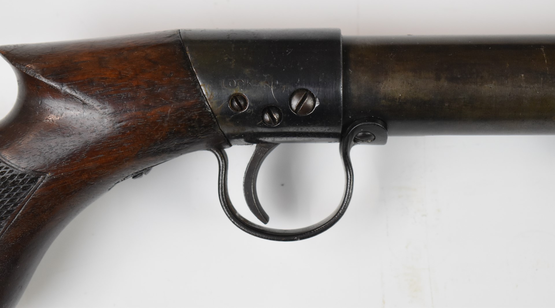 BSA Standard No 1 Light or Ladies .177 under-lever air rifle with chequered semi-pistol grip and - Image 6 of 8