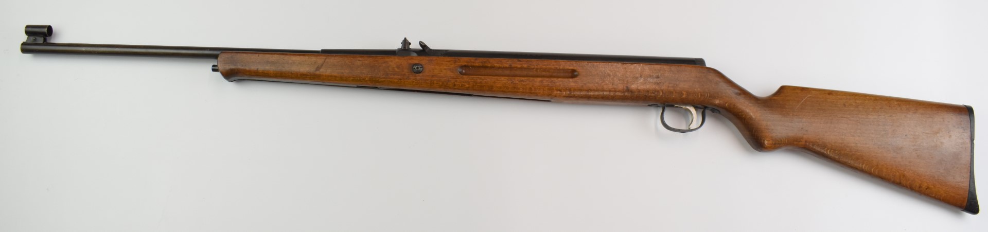 Original Mod 50E .22 under-lever air rifle with semi-pistol grip and adjustable sights and - Image 6 of 10