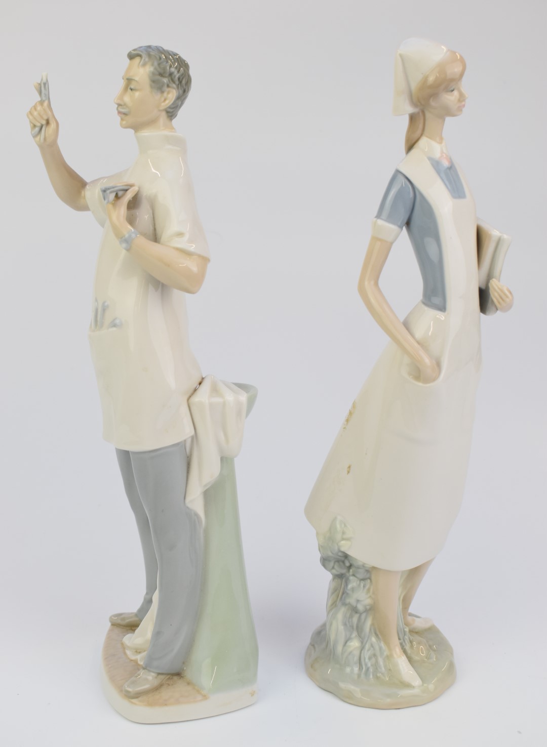 Two Lladro figures nurse and dentist - Image 3 of 4