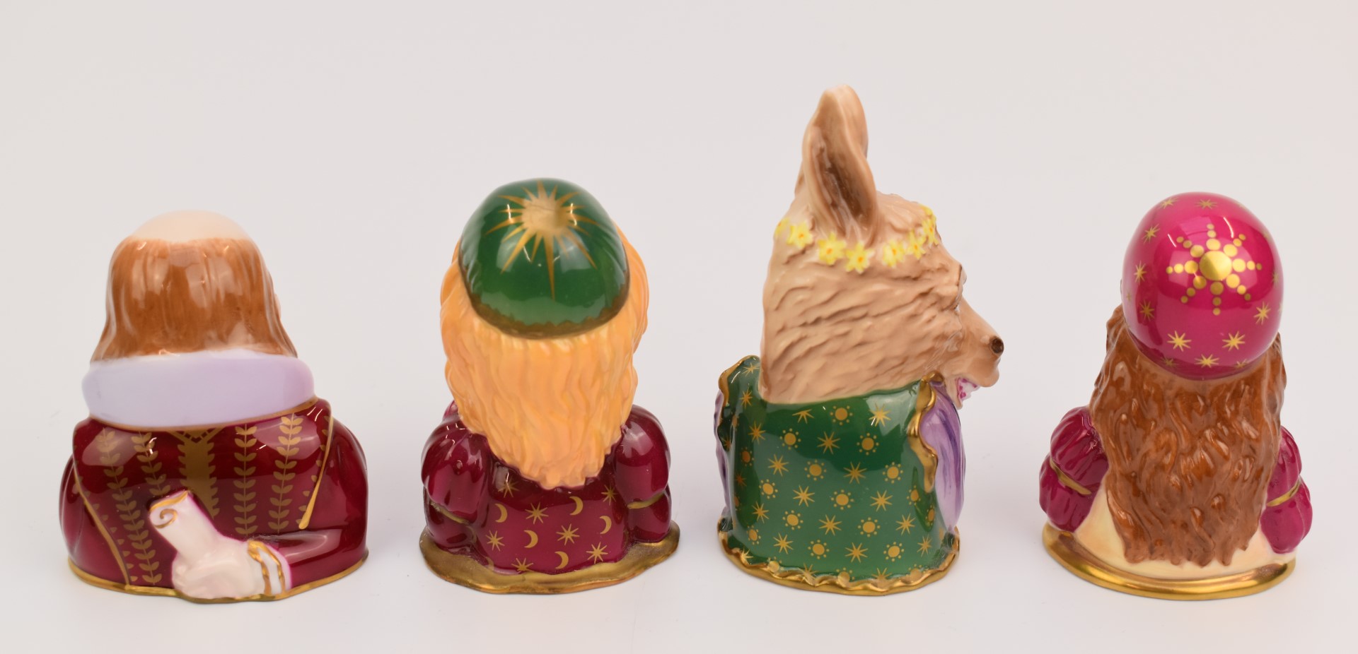 Four Royal Worcester limited edition candle snuffers from the Shakespeare's Characters series - Image 3 of 4