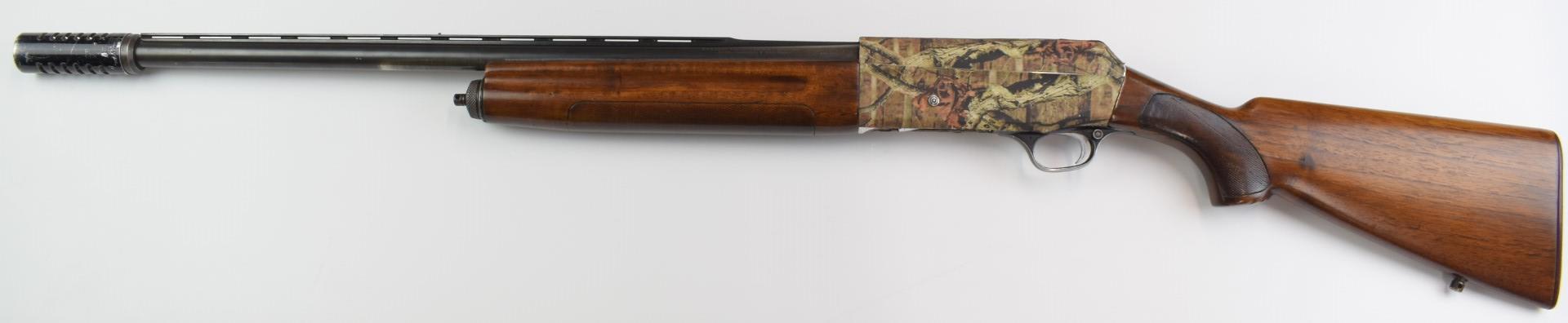 Luigi Franchi 12 bore three-shot semi-automatic shotgun with camouflage lock, chequered semi- - Image 13 of 20