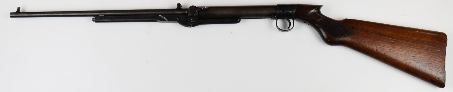 BSA Standard No 1 Light or Ladies .177 under-lever air rifle with chequered semi-pistol grip and - Image 7 of 8