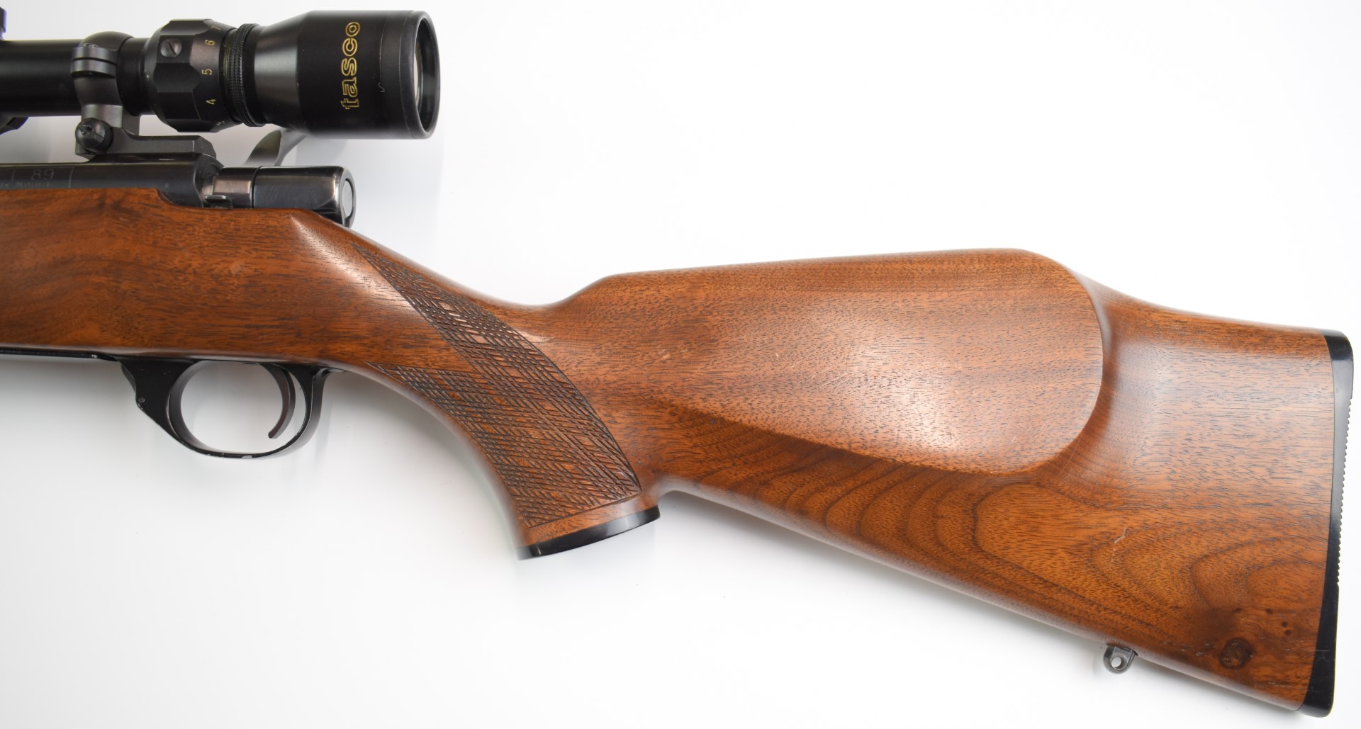 RWS Model 89 .22-250 bolt action rifle with textured semi-pistol grip and forend, raised cheek- - Image 14 of 20