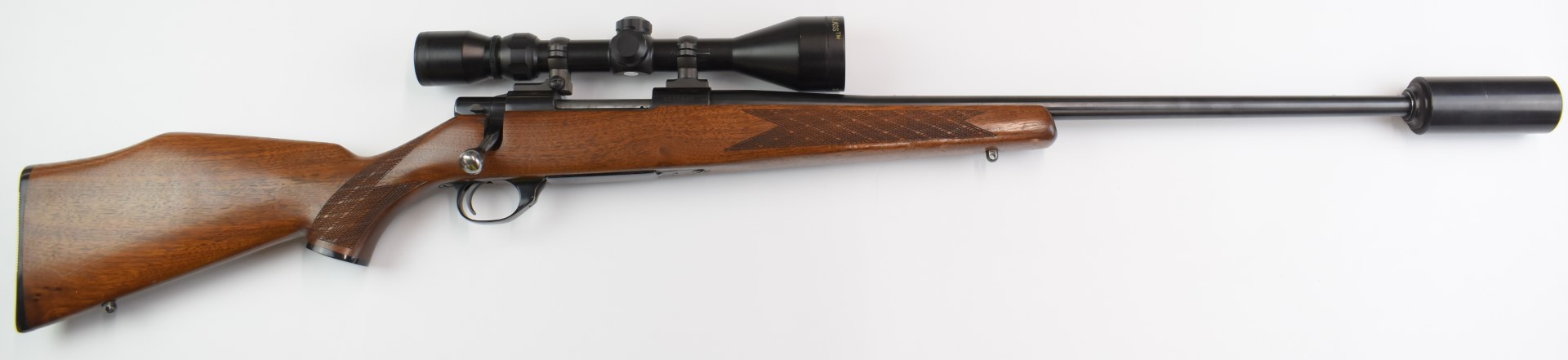RWS Model 89 .22-250 bolt action rifle with textured semi-pistol grip and forend, raised cheek- - Image 4 of 20