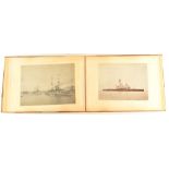 Photograph album of Royal Navy Malta interest, including photographs of HMS Russell, HMS