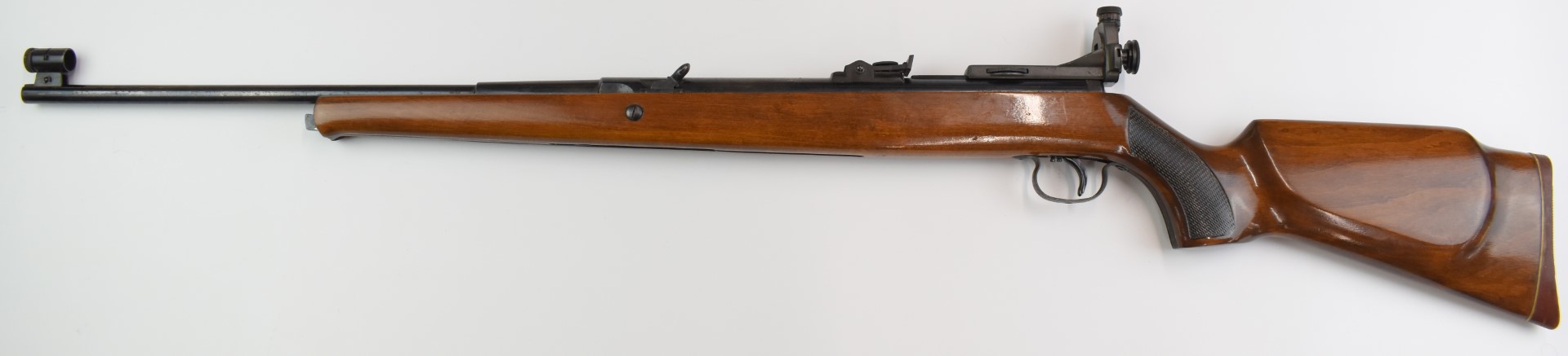 Original Model 50 .22 under-lever air rifle with chequered semi-pistol grip, adjustable trigger, - Image 6 of 10