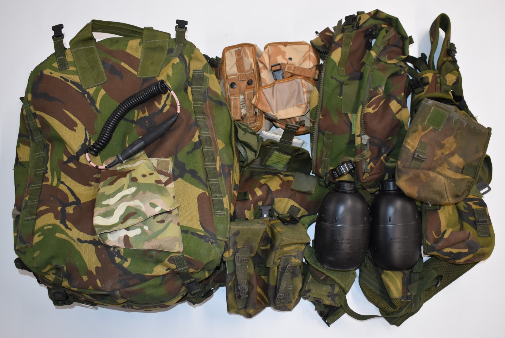 Royal Air Force / military kit including two Bergen's air crew holdalls, kit bag, air crew coveralls