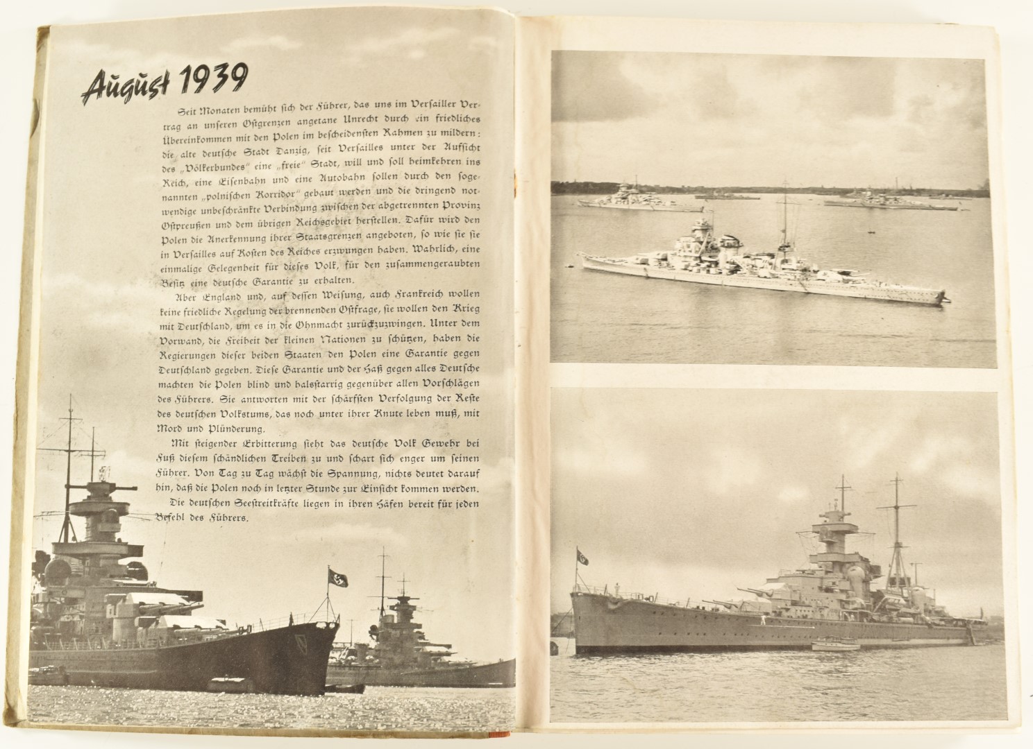 WW2 German naval book 'Kriegsmarine Am Feind' by Friedrich Meier, Berlin 1941 - Image 4 of 8